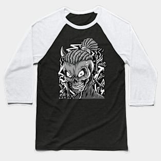 skull mumble illustration Baseball T-Shirt